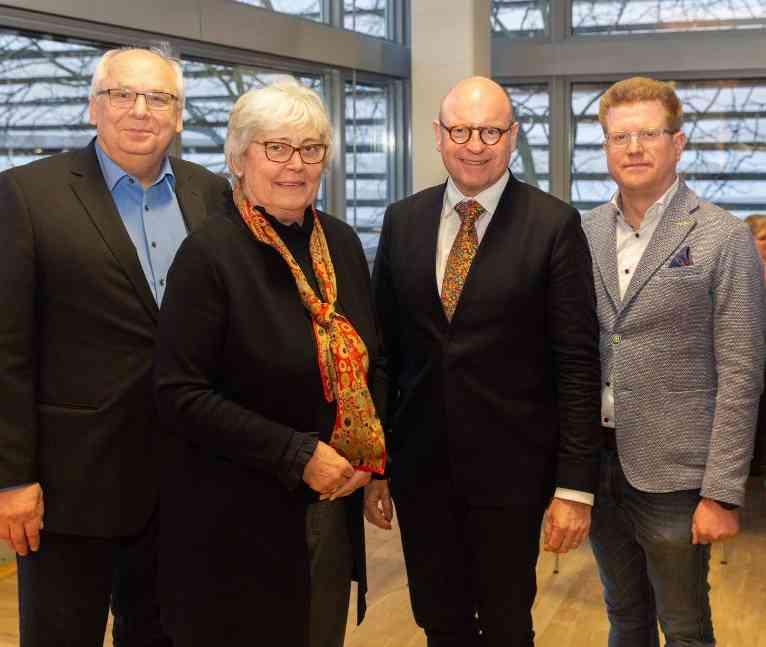 Peter Wolfgarten, Christa Neugebauer, Markus Lewe und Ulrich Mllenhoff