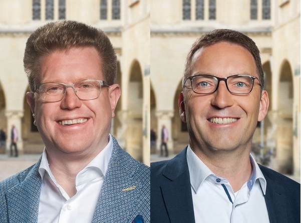 CDU Ratsherren Dr. Ulrich Mllenhoff und Jan Gebker